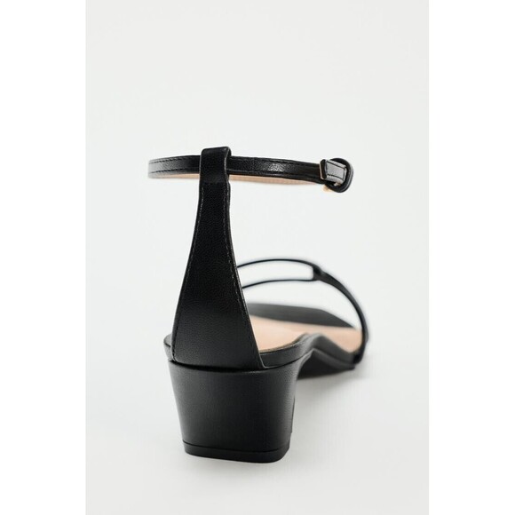 Zara High Heeled Strap Sandals - 9 - Picture 5 of 7